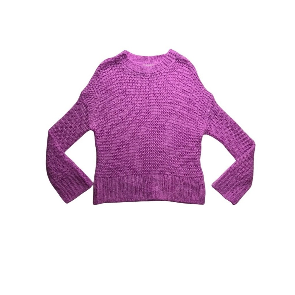 Chelsea 28 Sweater Womens XS Pink‎ Excellent Chunky Knit Crewneck Long Sleeve